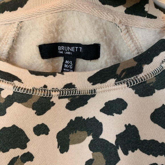 BRUNETTE THE LABEL / BRUNETTE CREW LEOPARD - Picture 3 of 7